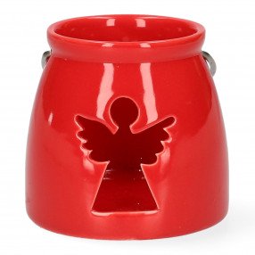 Свещник HOMLA TINSEL, червен