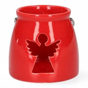 Свещник HOMLA TINSEL, червен