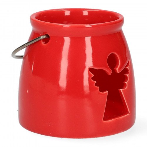 Свещник HOMLA TINSEL, червен