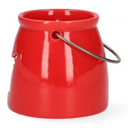 Свещник HOMLA TINSEL, червен