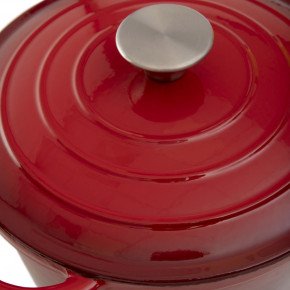 Тенджера HOMLA ANDREAS 4000 мл., червен