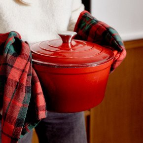 Тенджера HOMLA ANDREAS 4000 мл., червен