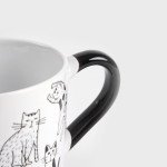 Чаша HOMLA HUROS 450 мл., котка