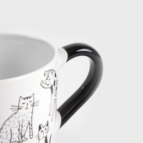 Чаша HOMLA HUROS 450 мл., котка