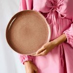 Чиния HOMLA MYSTIC 27 см., розов