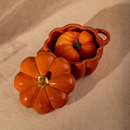 Купа с капак тиква HOMLA PUMPKIE 400 мл., оранжев