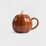 Чаша с капак HOMLA PUMPKIE 600 мл., оранжев