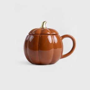 Чаша с капак HOMLA PUMPKIE 600 мл., оранжев