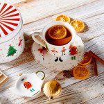 Чаша с чиния HOMLA LICOLA 250 мл.