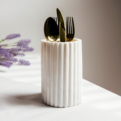 Поставка за прибори HOMLA MARBLE STRIPES