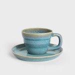 Чаша с чиния HOMLA CHERYL 200 мл., зелен