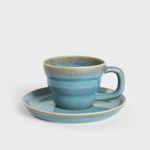 Чаша с чиния HOMLA CHERYL 200 мл., зелен