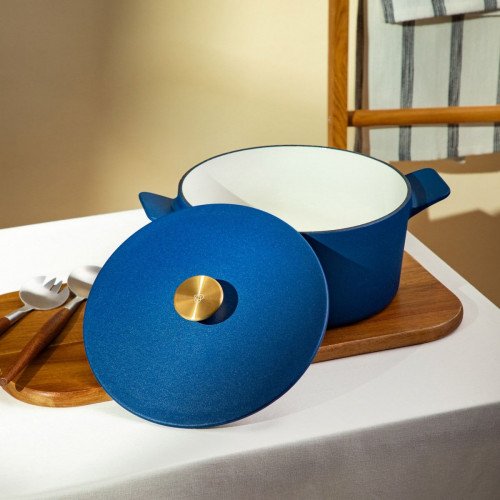 Тенджера HOMLA ANDREAS 5000 мл., син