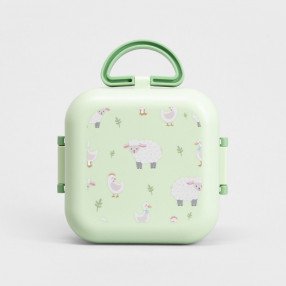 Кутия за храна - детска HOMLA B2 PECORA 1150 мл., зелен