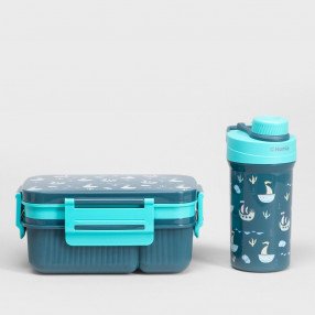 Сет детска кутия за храна и чаша HOMLA B2 LUSY, син