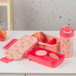 Сет детска кутия за храна и чаша HOMLA B2 LUSY, розов Сет детска кутия за храна и чаша HOMLA B2 LUSY, розов