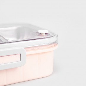 Кутия за храна 3 части HOMLA B2 DELVOR 750 мл., розов
