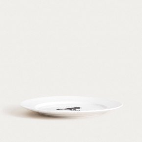 Чиния с гарван HOMLA BARIK 20 см.