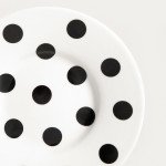 Чаша с чиния HOMLA LUNYA 100 мл., точки