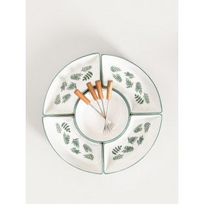 Поднос с комплект купи HOMLA FINCAN 30 см., зелен