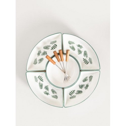 Поднос с комплект купи HOMLA FINCAN 30 см., зелен