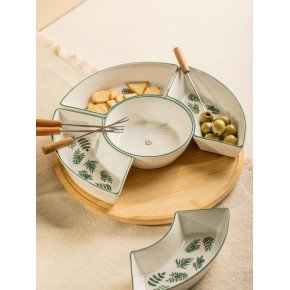 Поднос с комплект купи HOMLA FINCAN 30 см., зелен