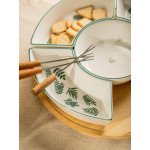 Поднос с комплект купи HOMLA FINCAN 30 см., зелен