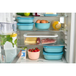 Купи за съхранение с капаци 3 бр. MEPAL Cirqula, северно синьо