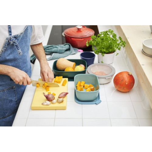 Купи за съхранение с капаци 3 бр. MEPAL Cirqula, северно синьо