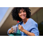 Чаша за плодове и зеленчуци с вилица MEPAL Ellipse pots, син