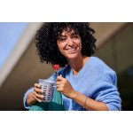 Чаша за плодове и зеленчуци с вилица MEPAL Ellipse pots, син