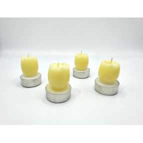 Сет свещи 4 бр. DUKA NATURLIGA, жълт