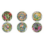 Сет пластмасови чинии 6 бр. EXCELSA TROPICAL CHIC 33 см.