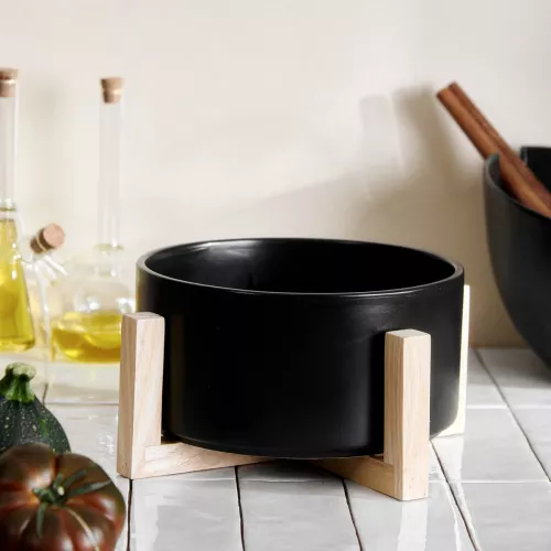Купа за салата HOMLA FINCAN 20x10 см, черна