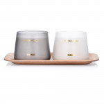 Ароматна свещ DUKA BERG, бял