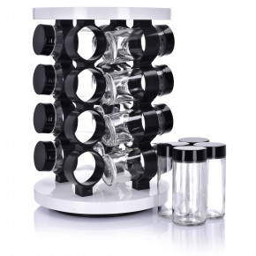 Подправки с въртяща поставка 17 ел. DUKA KRYDDA, бял