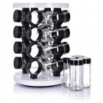 Подправки с въртяща поставка 17 ел. DUKA KRYDDA, бял