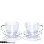  Чаши с двойно дъно 2 бр. DUKA LISE 380 мл.