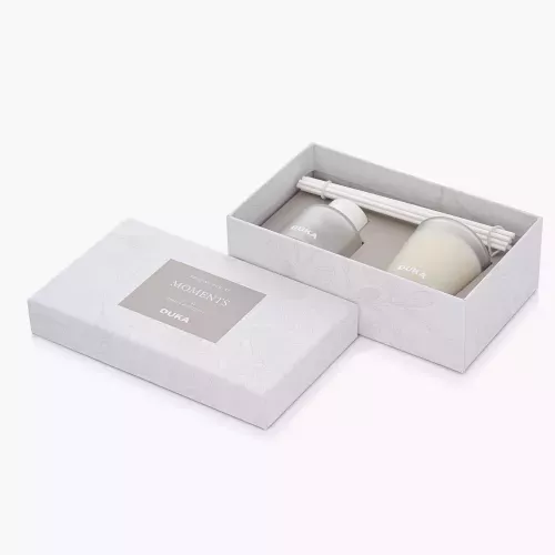 Сет ароматна свещ и арома дифузер DUKA MOMENTS, лимон