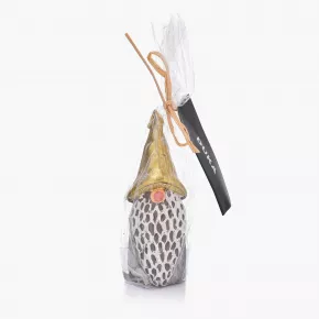 Свещ гном DUKA JULMYS 12.5 см., златист