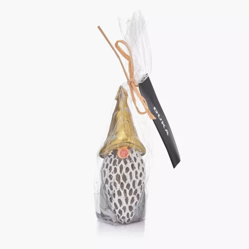 Свещ гном DUKA JULMYS 12.5 см., златист