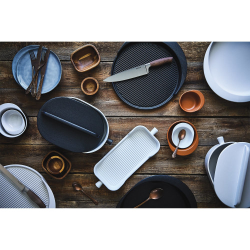 Тава за печене DUKA HJALMAR 38x15 см., бял