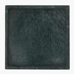 Поднос - декоративен DUKA MARBLE 26x26 см., зелен.