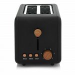 Тостер с две отделения DUKA LOFT, черен Тостер с две отделения DUKA LOFT, черен