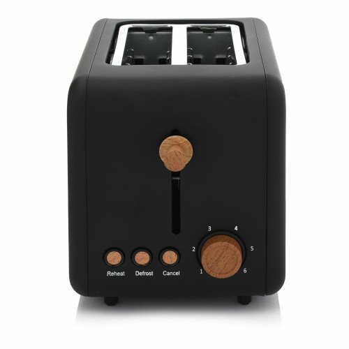 Тостер с две отделения DUKA LOFT, черен Тостер с две отделения DUKA LOFT, черен