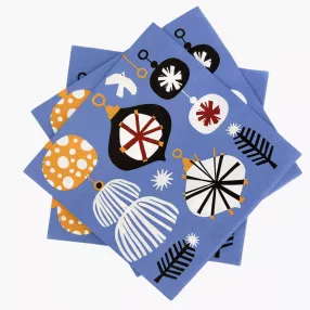 Салфетки 20 бр. DUKA JULKLAP 33x33 см., син