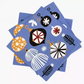 Салфетки 20 бр. DUKA JULKLAP 33x33 см., син