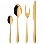 Прибори DUKA TROPEA 24 ел., златисти