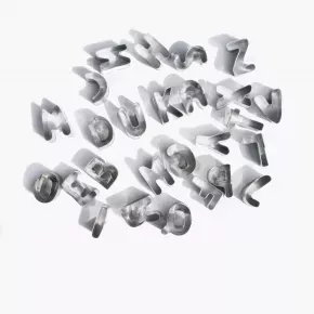 Сет латински букви за сладки 26 бр. DUKA MINI