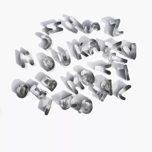 Сет латински букви за сладки 26 бр. DUKA MINI